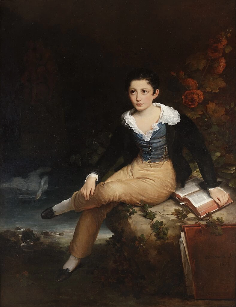 Ritratto di Leon Haudebourt, figlio dell'artista